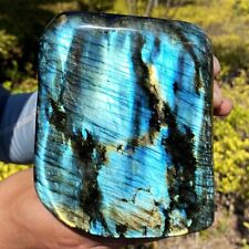 4.06LB Natural Light Labradorite Stone Quartz Crystal Spectrolite Reiki picture