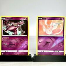 Pokemon Mewtwo and Mew - 2 Card Set - Reverse Rare Holos NM / Excellent picture