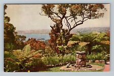 Sydney Australia, A Glimpse Of Sydney Harbour, Vintage Postcard picture