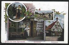 Greetings from Edgerlande, Germany, Early Multi-View Postcard, Unused picture