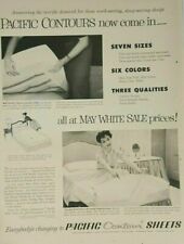 1954 Pacific Contour Sheets Now Come In 7 Sizes 6 Colors 3 Qualities May Sale picture