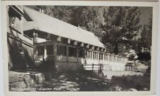 RPPC Mountain House Glacier Point Yosemite National Park c1940 Vintage Postcard picture