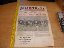 1966 The Byrds KBTR/71 Denver CO Johnny Mathis Dusty Springfield HS football picture