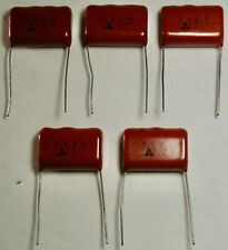 3.3uf 250 volt 10% Mylar Radial Capacitor Lot of 5 pcs picture