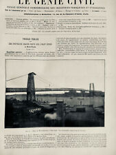 1904 Gc Great Bridges Williamsburg East Rivet New York End Mounting picture