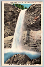Postcard Ozone Falls On U.S. Highway No. 70 Cumberland Mountains Tennessee TN picture