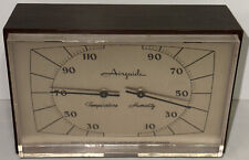 VTG Antique Mid Century Airguide Instrument Co Chicago Temp Humidity Gauge RARE picture