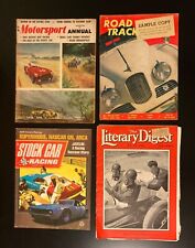 Vintage Auto Racing Motorsport Magazine Lot of 5 issues  Stock Car Racing & More picture