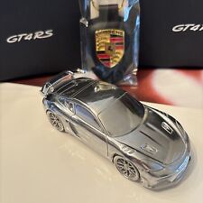Genuine Porsche 718 Cayman GT4 RS Aluminum Free Key Chain 1:43 Paperweight picture