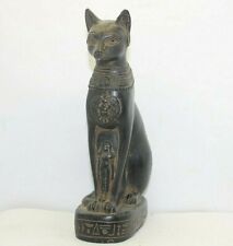 RARE ANCIENT EGYPTIAN ANTIQUE Bastet  Cat Bast Statue Stone 1659-1514 BC picture
