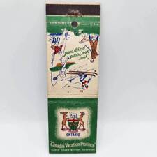 Vintage Matchbook Ontario Canada's Vacation Province Tourism Year Round Playgrou picture