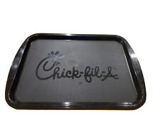 (4) Chick Fil A Chickfila Black Serving Tray Eat More Chicken Tray Max picture