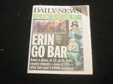 2021 MARCH 17 NEW YORK DAILY NEWS NEWSPAPER - NYS READY TO LEGALIZE MARIJUANA picture