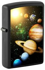 Zippo 4601 Solar System Design Black Matte Finish Lighter picture