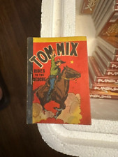 Penny book Whitman Big Little-TOM MIX RIDES TO THE RESCUE vintage 1930s picture