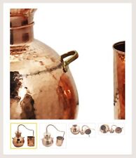 used copper whiskey still round 7.5 gal swans neck Doubler  picture