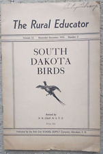 The Rural Educator, SOUTH DAKOTA BIRDS, Nov-Dec 1954 picture