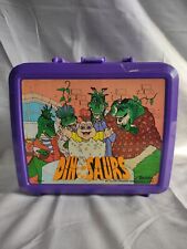 Aladdin Dinosaurs TV Purple Plastic Lunchbox With Thermos 90s  Disney picture