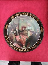Vintage Breweriana 1936 Painted Mcsorely's Famous Cream Stock Ale 12
