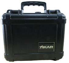 Xikar Travel Humidor 30+ Count Cigar Hard Case with Humidifier Black 13 x 10 picture