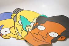 The Simpsons Mr Burns, Apu, Milhouse, Krusty VTG Paper Mask Official Lot of 4 picture