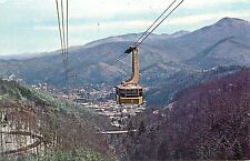 Gatlinburg Tennessee Tramway Vally Station Mountain Station Panoramic Postcard picture