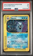 Pokemon 2002 Expedition 8 Cloyster Holo PSA 5 picture