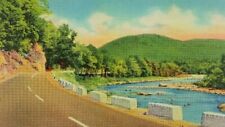 Vintage postcard on the West River Road Battleboro Vermont Scene picture