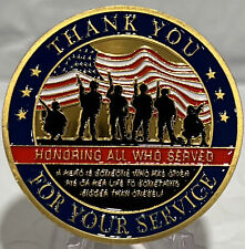 * “Thank You Veteran for Your Service”Military Challenge Coin Honoring Veterans picture