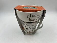 Eaton Fine Dining Ceramic 6in Cat Bowl & Mug Set AA02B15020 picture