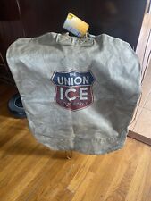 The Union Ice Company Canvas Vintage Ice Bag picture