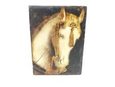SID DICKENS Memory Block T-104 White Horse Retired RARE - Artwork - Nice picture