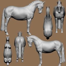 Breyer size resin warmblood model horse - resin - unpainted - choose your size picture