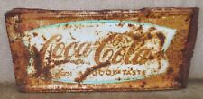 Vintage Coca Cola Sign Fishtail Large Store Sign of Good Taste picture