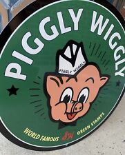 Top Quality Piggly Wiggly  S&H Stamps vintage reproduction Garage Sign picture