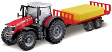 Bburago 18/31675 Massey Ferguson 8740s with tractor trailer Official 1:32 scale  picture