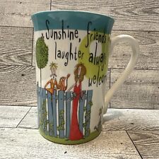 CREATIVE TOPS Sunshine Friends Laughter 4.25x3” Ceramic Coffee Mug 2010 picture