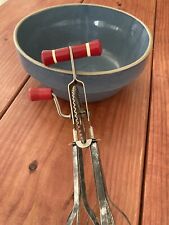 vintage egg beater red handle Remarkable Paint ‘high Speed Super’ Gear EKCO USA picture