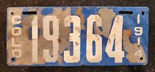1914 Colorado CO COLO Porcelain License Plate Car Tag Vehicle Registration Auto picture