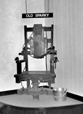 Antique Alcatraz Electric Chair Photo 380b Oddleys Strange & Bizarre picture