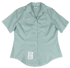 US Army Green Shirt Women's 8 Regular Tuck-In AG 415 Dress Short Sleeve Uniform picture