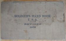 Named 1908 Soldier's Handbook 1st US Infantry  picture