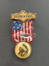 Antique Medal RARE Dedication Winamac Wigwam 1906 FF picture