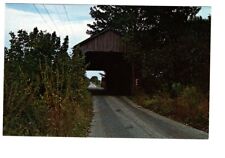 Vintage Putnam County Indiana  Parker Covered Bridge Unposted Postcard #452 picture