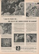 1955 Precision Radiation Instruments Mining Uranium Rush Vintage Print Ad picture