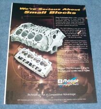 1998 Mopar Performance Parts W7 Aluminum Block & W8 Heads Vintage Ad picture