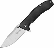 Kershaw DISCONTINUED - Wire CARBON FIBER Spring Assist Flipper Knife CF KAI 1337 picture