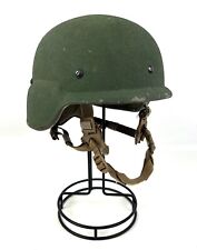 USMC Gentex Lightweight Helmet LWH w/ Chin Strap & New Padding Small picture