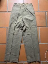 Vtg 1940s Regulation Army Officer's Trousers Tropical Khaki Pants Fit 30 Read picture