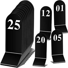 25 Pieces Table Numbers 1-25 Acrylic Tent Table Numbers Acrylic Double Sided ... picture